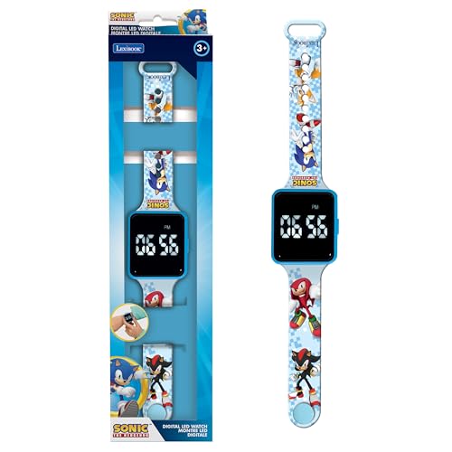 Lexibook, Sonic The Hedgehog, Digitaluhr, 12 24-Stunden-Zeitanzeige DMW060SN, Blau Lexibook, Sonic The Hedgehog, Digitaluhr, 12 24-Stunden-Zeitanzeige DMW060SN, Blau von Lexibook
