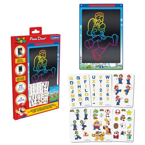Lexibook, Super Mario Magische Schiefertafel, Künstlerisches Spielzeug für Mädchen und Jungen, Blau, CRT10NI Lexibook, Super Mario Magische Schiefertafel, Künstlerisches Spielzeug für Mädchen und Jungen, Blau, CRT10NI von Lexibook