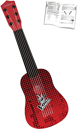 Lexibook, The Voice, Meine erste Gitarre für Kinder, 6 Nylonsaiten, 21“ lang, inkl. Anleitung, rot, K200TV Lexibook, The Voice, Meine erste Gitarre für Kinder, 6 Nylonsaiten, 21“ lang, inkl. Anleitung, rot, K200TV von Lexibook