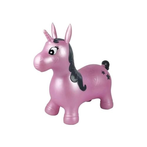 Lexibook Aufblasbares Hüpf-Einhorn, Inbegriffenen manuellen Pumpe, Sicherer und widerstandsfähiger Kunststoff, Rosa, BG050UNI, 1 Stück (1er Pack) Lexibook Aufblasbares Hüpf-Einhorn, Inbegriffenen manuellen Pumpe, Sicherer und widerstandsfähiger Kunststoff, Rosa, BG050UNI, 1 Stück (1er Pack) von Lexibook
