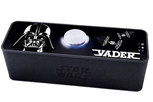 Star Wars Tragbarer Wireless Bluetooth Lautsprecher BT500SW mit Darth Vader Design - Schwarz Star Wars Tragbarer Wireless Bluetooth Lautsprecher BT500SW mit Darth Vader Design - Schwarz von Lexibook