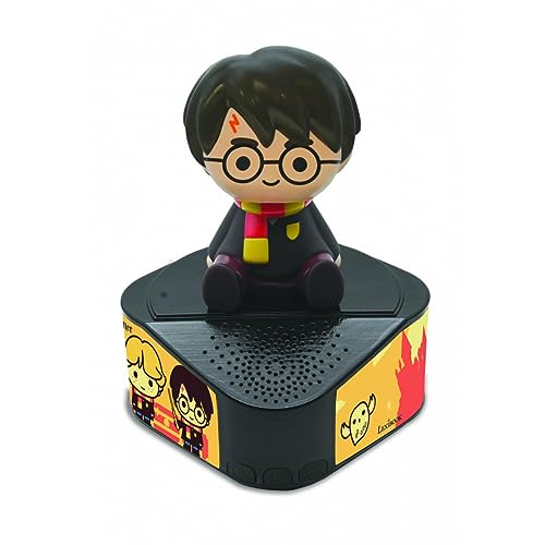 Lexibook BTD80HP Warner Harry Potter-Lautsprecher mit Leuchtfigur, Bluetooth 5,0, Anschluss/USB Typ C, braun/Dore von Lexibook