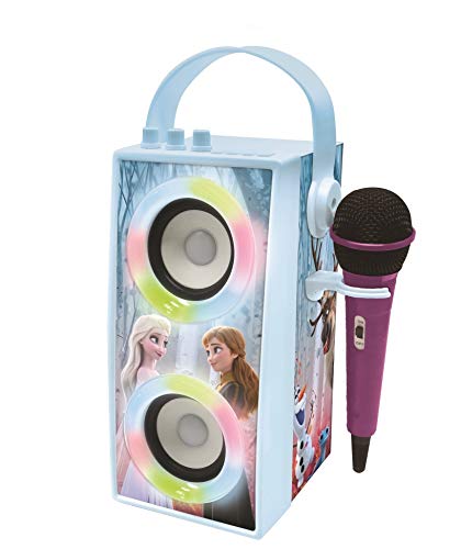 Enceinte Tendance Bluetooth® Lexibook Portable avec micro et effets lumineux La Reine des Neiges von Lexibook