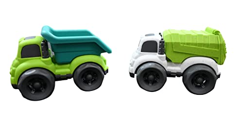 Lexibook BioC02 Spielzeugautos zum Teil aus Weizenfasern hergestellt-Polizei und Feuerwehr für Kinder von Lexibook