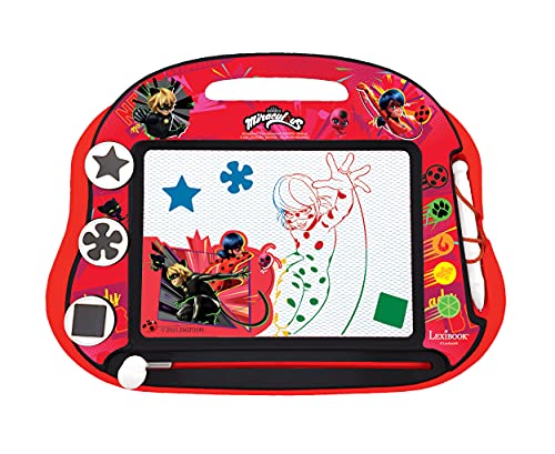 Lexibook, Miraculous Ladybug Cat Noir, Magische magnetische Helfer auf Vier Pfoten Zeichentafel, Magnettafel für Kinder, künstlerisches kreatives Spielzeug, Stift und Magnete, Schwarz/Rot, CRMI550 Lexibook, Miraculous Ladybug Cat Noir, Magische magnetische Helfer auf Vier Pfoten Zeichentafel, Magnettafel für Kinder, künstlerisches kreatives Spielzeug, Stift und Magnete, Schwarz/Rot, CRMI550 von Lexibook