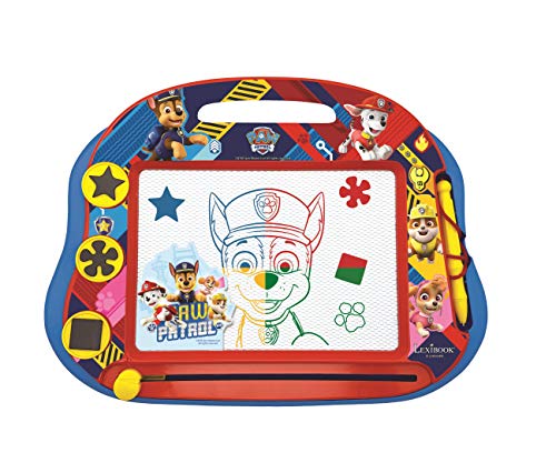 Lexibook Magische magnetische Paw Patrol Helfer auf vier Pfoten Zeichentafel, Magnettafel für Kinder, künstlerisches kreatives Spielzeug für Mädchen und Jungen, Stift und Magnete, Blau/Rot, CRPA550 Lexibook Magische magnetische Paw Patrol Helfer auf vier Pfoten Zeichentafel, Magnettafel für Kinder, künstlerisches kreatives Spielzeug für Mädchen und Jungen, Stift und Magnete, Blau/Rot, CRPA550 von Lexibook