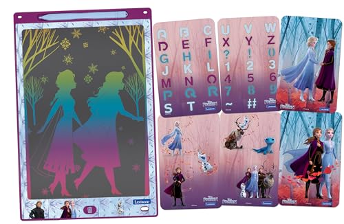 Lexibook CRT10FZ Block, Frozen Magic Slate, Kunst-und Bastelspielzeug für Mädchen und Jungen, A4-Format mit mehrfarbigen Zeichnungen, M von Lexibook