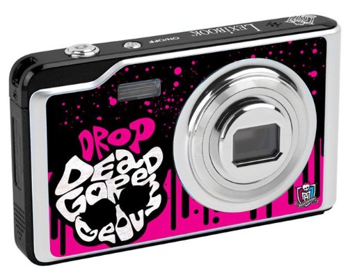 Lexibook DJ052MH Monster High Digitalkamera (12 Megapixel, 6,8 cm (2,7 Zoll) Display, 8-Fach Opt. Zoom) schwarz von Lexibook