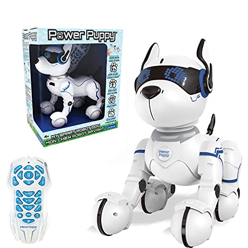 Lexibook - Power Puppy Programmierbarer Roboter-Hund mit Fernbedienung, Tanz, Yoga, Trainingsfunktion, Sing, DOG01 von Lexibook