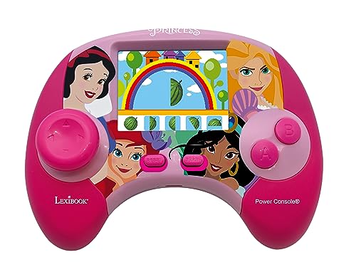 LEXIBOOK - Console éducative bilingue Français/anglais - Princesses Disney avec écran LCD 2,8 pouces - Rose -JCG100DPi1 von Lexibook