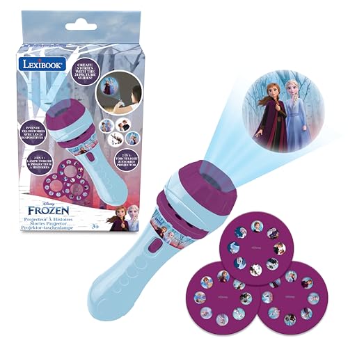 Lexibook Frozen, Geschichten Projektor, Taschenlampe und Projektor mit 3 Scheiben, 24 Bilder, erstellen Sie Ihre eigenen Geschichten, LTC050FZ Lexibook Frozen, Geschichten Projektor, Taschenlampe und Projektor mit 3 Scheiben, 24 Bilder, erstellen Sie Ihre eigenen Geschichten, LTC050FZ von Lexibook