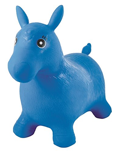 Lexibook blaues aufpumpbares Hüpfpferd mit Handpumpe – BG050, Norme von Lexibook