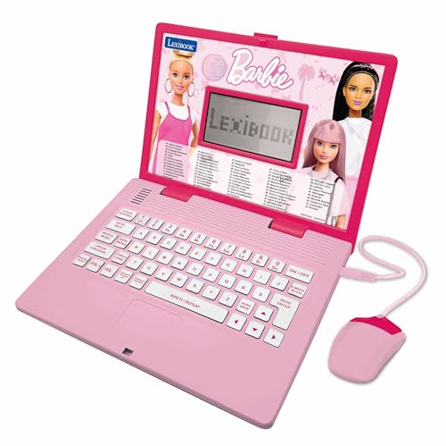 Lexibook JC598BBi5 Barbie, Lern- und Zweisprachiger Laptop in Englisch/Italienisch, Spielzeug für Kinder mit 124 Aktivitäten zum Lernen, Spielen und Musik, Rosa Lexibook JC598BBi5 Barbie, Lern- und Zweisprachiger Laptop in Englisch/Italienisch, Spielzeug für Kinder mit 124 Aktivitäten zum Lernen, Spielen und Musik, Rosa von Lexibook