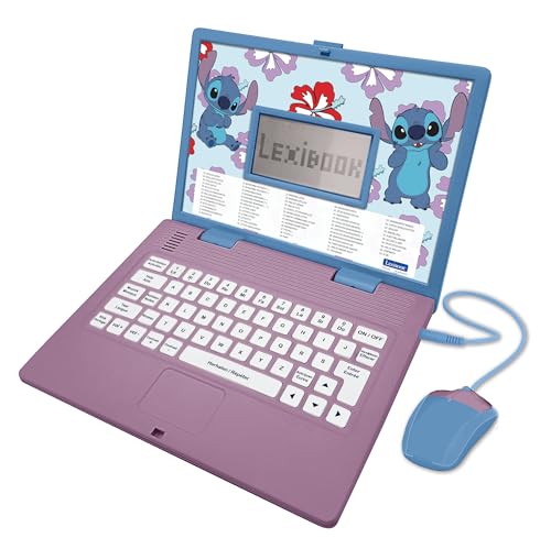Lexibook - Disney Stitch, FRA Lerncomputer, zweisprachig/niederländisch, Spielzeug für Kinder mit 124 Aktivitäten zum Lernen, Spaß und Klavierspielen, JC598Di10, Blau Lexibook - Disney Stitch, FRA Lerncomputer, zweisprachig/niederländisch, Spielzeug für Kinder mit 124 Aktivitäten zum Lernen, Spaß und Klavierspielen, JC598Di10, Blau von Lexibook