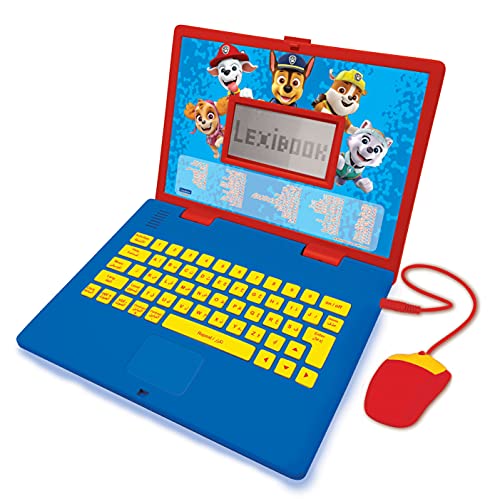 Lexibook, Pädagogischer und zweisprachiger Laptop, arabisch/englisch, Spielzeug für Kinder, 124 Aktivitäten, Lernen, Spiele und Musik mit Paw Patrol, Rot/Blau, JC598PAi13 Lexibook, Pädagogischer und zweisprachiger Laptop, arabisch/englisch, Spielzeug für Kinder, 124 Aktivitäten, Lernen, Spiele und Musik mit Paw Patrol, Rot/Blau, JC598PAi13 von Lexibook
