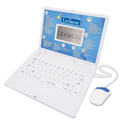 LEXIBOOK JC598i1_01 Lern- und Zweisprachiges Laptop Französisch/Englisch Spielzeug für Kinder mit 124 Aktivitäten zum Lernen von Mathematik, Daktylografie, Logik, Uhrlesen, Spielen und Musik LEXIBOOK JC598i1_01 Lern- und Zweisprachiges Laptop Französisch/Englisch Spielzeug für Kinder mit 124 Aktivitäten zum Lernen von Mathematik, Daktylografie, Logik, Uhrlesen, Spielen und Musik von Lexibook