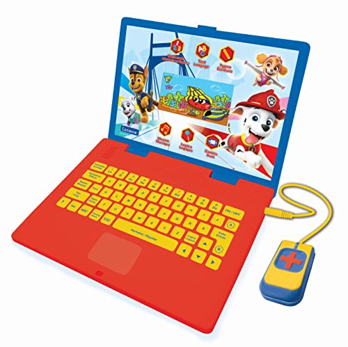 Lexibook, La Paw Patrol Lern-Laptop, zweisprachig, niederländisch/französisch, Spielzeug für Kinder mit 130 Lernaktivitäten, Spielen und Musik, blau, JC798PAi10 Lexibook, La Paw Patrol Lern-Laptop, zweisprachig, niederländisch/französisch, Spielzeug für Kinder mit 130 Lernaktivitäten, Spielen und Musik, blau, JC798PAi10 von Lexibook