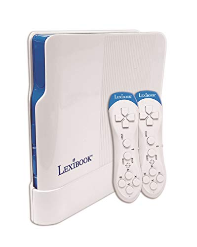 Lexibook JG7430 TV Spielekonsole, 200 Spiele, 32-bit, USB-C Adapter, Weiß/Blau von Lexibook