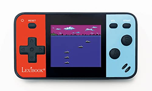 Lexibook tragbare Spielekonsole Cyber Arcade Pocket 150-Spiele, 1,8" / 4.5 cm Farb-LCD-Bildschirm, Videospiele für Teenager, blau / rot, JL1895 von Lexibook