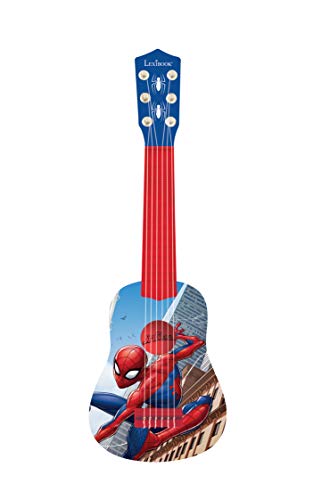Marvel Spider-Man Peter Parker Meine erste Gitarre , 6 Nylonschnüre, 53 cm, Anleitung inklusive, blau / rot, K200SP von Lexibook