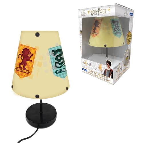 Lexibook, Harry Potter, Nachttischlampe, Kinder-Schlafzimmerlampe mit Lampenschirm, farbige Dekorationsleuchte Harry Potter, LT010HP von Lexibook