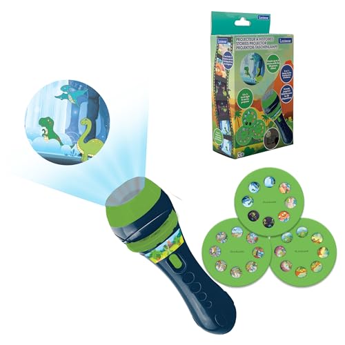 Lexibook - Dinosaurier - Geschichtenprojektor, Taschenlampe und Projektor mit 3 Scheiben, 24 Bilder, kreiere Deine eigenen Geschichten, LTC050DINO Lexibook - Dinosaurier - Geschichtenprojektor, Taschenlampe und Projektor mit 3 Scheiben, 24 Bilder, kreiere Deine eigenen Geschichten, LTC050DINO von Lexibook
