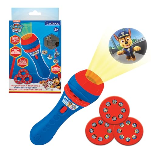 Lexibook Geschichten Projektor, Paw Patrol Helfer auf Vier Pfoten Taschenlampe und Projektor mit 3 Scheiben, 24 Bilder, erstellen Sie Ihre eigenen Geschichten, LTC050PA Lexibook Geschichten Projektor, Paw Patrol Helfer auf Vier Pfoten Taschenlampe und Projektor mit 3 Scheiben, 24 Bilder, erstellen Sie Ihre eigenen Geschichten, LTC050PA von Lexibook