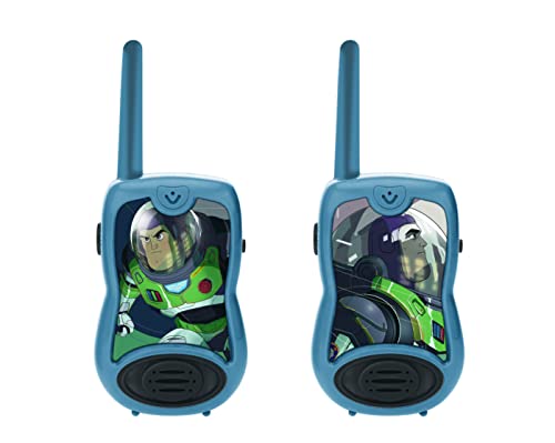 Lexibook Lightyear Walkie-Talkies, für Kinder, Gürtelclip, Batterie, 2 mögliche Kanalkombatinationen, TW12LY von Lexibook