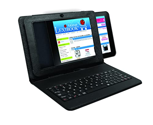 Lexibook MFA54FR Tastaturhülle für 8 Zoll (20,3 cm) Tablet, Schwarz von Lexibook
