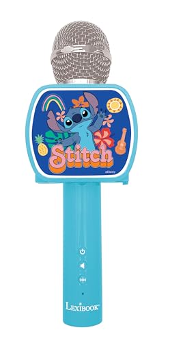 Lexibook, Disney Stitch, Bluetooth®-Mikrofon mit Stimmveränderungsfunktion, integrierter Lautsprecher, Telefonhalterung enthalten, Blau, MIC240D Lexibook, Disney Stitch, Bluetooth®-Mikrofon mit Stimmveränderungsfunktion, integrierter Lautsprecher, Telefonhalterung enthalten, Blau, MIC240D von Lexibook