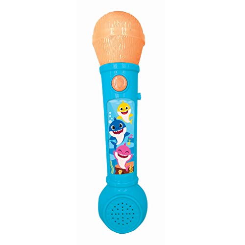 Lexibook, Baby Shark, Mikrofon für Kinder, musikalisches Spielzeugspiel, integrierter Lautsprecher, Lichteffekte, Demo-Melodien inklusive, Blau/Orange, MIC80BS Lexibook, Baby Shark, Mikrofon für Kinder, musikalisches Spielzeugspiel, integrierter Lautsprecher, Lichteffekte, Demo-Melodien inklusive, Blau/Orange, MIC80BS von Lexibook