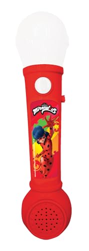 LEXIBOOK - Miraculous - Beleuchtetes Mikrofon für Kinder, musikalisches Spielzeug, eingebauter Lautsprecher, Lichteffekte, inklusive Demo-Melodien, rot, MIC80MI LEXIBOOK - Miraculous - Beleuchtetes Mikrofon für Kinder, musikalisches Spielzeug, eingebauter Lautsprecher, Lichteffekte, inklusive Demo-Melodien, rot, MIC80MI von Lexibook