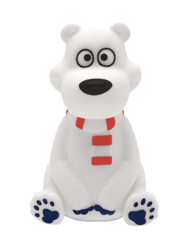 Lexibook - Polarbär LED-Nachtlicht für Kinder, Farbwechsel, Weiches Licht, Batterien, NLJ01PB Lexibook - Polarbär LED-Nachtlicht für Kinder, Farbwechsel, Weiches Licht, Batterien, NLJ01PB von Lexibook