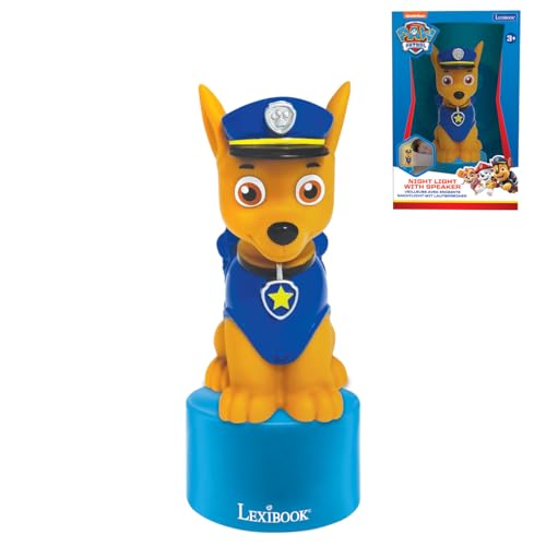 Lexibook, Paw Patrol, Chase Nachtlicht mit Lautsprecher, Weiches Licht, Batteriebetrieben, Blau, NS01PA Lexibook, Paw Patrol, Chase Nachtlicht mit Lautsprecher, Weiches Licht, Batteriebetrieben, Blau, NS01PA von Lexibook