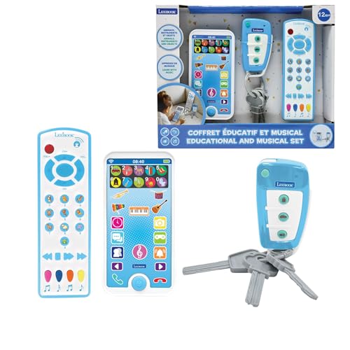Lexibook, Lern- und Musikbox mit Telefon, Fernbedienung und Schlüsselanhänger, Imitationsspiel für Kleinkinder, Tiere, Musikinstrumente und Alltagsgegenstände entdecken, PS125 Lexibook, Lern- und Musikbox mit Telefon, Fernbedienung und Schlüsselanhänger, Imitationsspiel für Kleinkinder, Tiere, Musikinstrumente und Alltagsgegenstände entdecken, PS125 von Lexibook