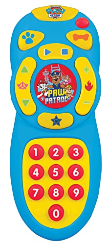 LEXIBOOK, Paw Patrol-My First Educational Remote, bilingual French/English, Blue, Flashing Lights, Soothing Sounds, Learn The Numbers, PS230PAi1 von Lexibook