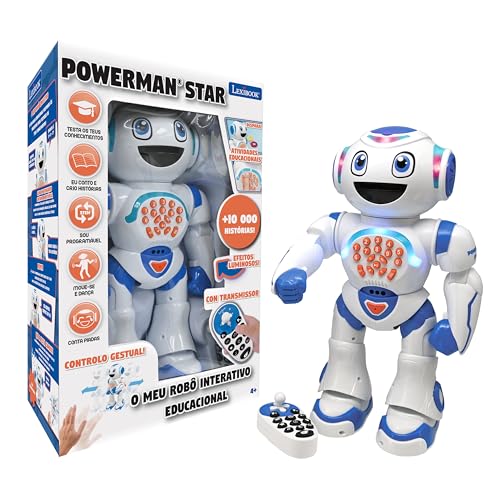 LEXIBOOK Powerman Star Roboterfernsteuerung STEM Programm für Krebse 4+ -ROB85PT von Lexibook