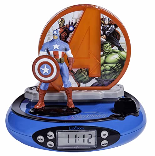 Lexibook RP500AV Marvel The Avengers Wecker, Rot/Blau Lexibook RP500AV Marvel The Avengers Wecker, Rot/Blau von Lexibook