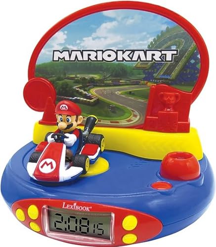 Réveil projecteur Lexibook Mario Kart 3D avec sons du jeu vidéo von Lexibook
