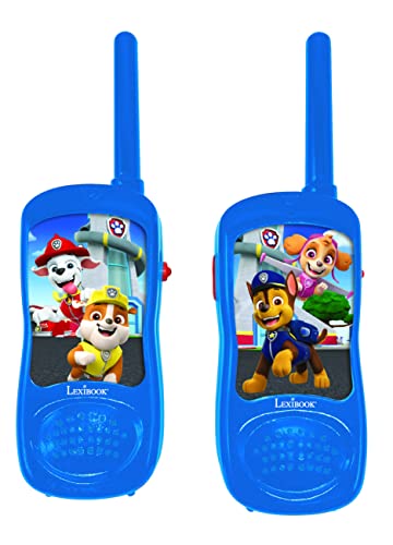 Lexibook, Paw Patrol, Walkie-Talkies, Kommunikationsspiel für Kinder, Gürtelclip für den Transport, batteriebetrieben, Blau, TW11PA Lexibook, Paw Patrol, Walkie-Talkies, Kommunikationsspiel für Kinder, Gürtelclip für den Transport, batteriebetrieben, Blau, TW11PA von Lexibook