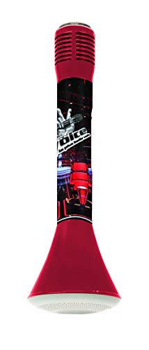 Lexibook - The Voice - Karaoke Micro Star Bluetooth® mit Stimmwechselfunktion, Mikrofon zum Singen, Beleuchteter Lautsprecher 3W, Micro SD Port, Rot/Schwarz - MIC210TV von Lexibook