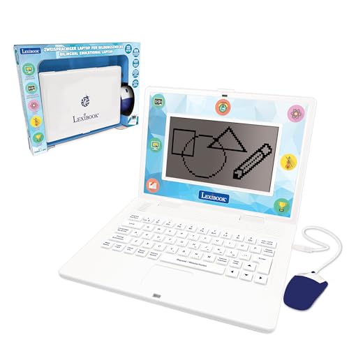 Lexibook - Zweisprachiger und pädagogischer Laptop Englisch/Deutsch - 170 Aktivitäten zum Lernen, Spiele und Musik, großer Bildschirm, JC599i3 Lexibook - Zweisprachiger und pädagogischer Laptop Englisch/Deutsch - 170 Aktivitäten zum Lernen, Spiele und Musik, großer Bildschirm, JC599i3 von Lexibook