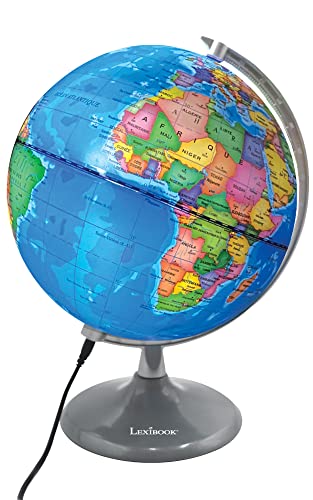 Lexibook Globe Tag und Nacht beleuchtet STEM, 2-in-1 Globe am Tag, Karte der Kontellationen bei Nacht, Blau/Schwarz, NLJ185FR Lexibook Globe Tag und Nacht beleuchtet STEM, 2-in-1 Globe am Tag, Karte der Kontellationen bei Nacht, Blau/Schwarz, NLJ185FR von Lexibook