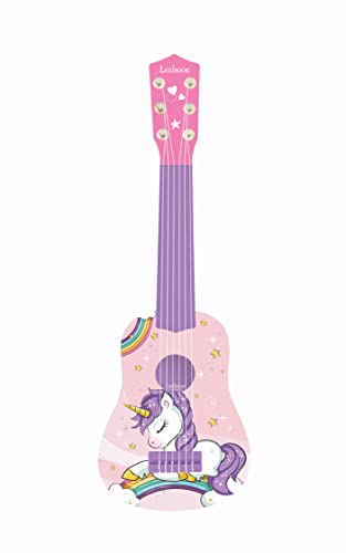 Lexibook, Einhorn, Meine erste Gitarre für Kinder, 6 Nylonsaiten, 21“ lang, inkl. Anleitung, rosa, K200UNI Lexibook, Einhorn, Meine erste Gitarre für Kinder, 6 Nylonsaiten, 21“ lang, inkl. Anleitung, rosa, K200UNI von Lexibook