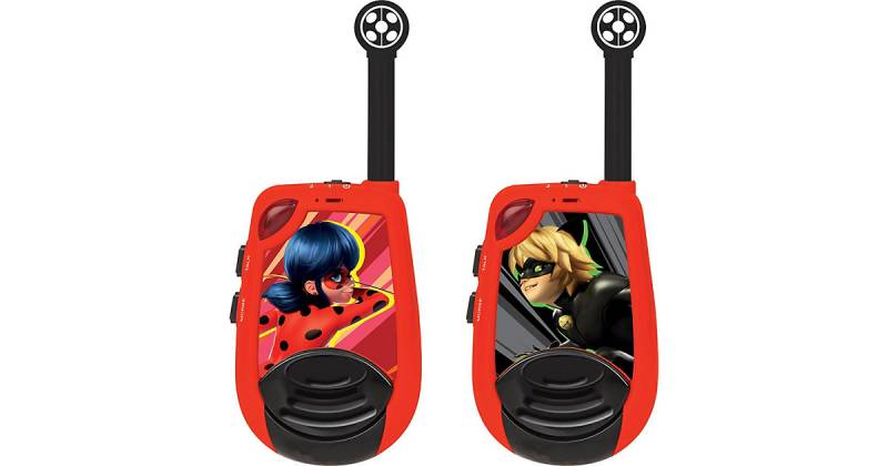 Miraculous - Walkie Talkie 3D - 2km schwarz/rot von Lexibook