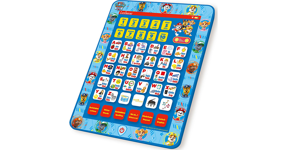 PAW Patrol Bilingual Talking Educational Tablet blau/rot PAW Patrol Bilingual Talking Educational Tablet blau/rot von Lexibook