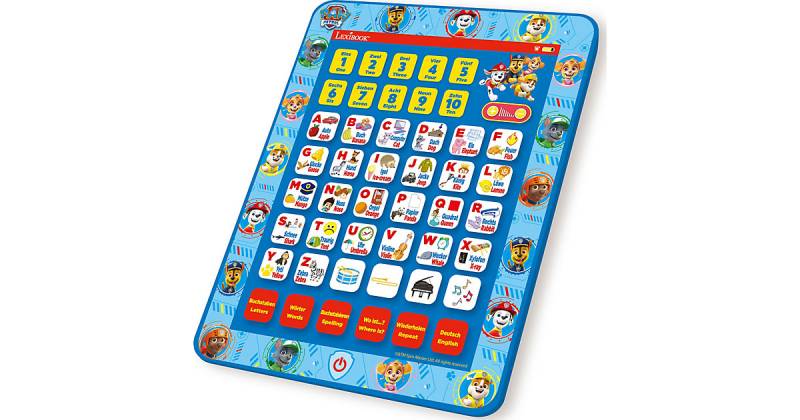 PAW Patrol Bilingual Talking Educational Tablet blau/rot von Lexibook