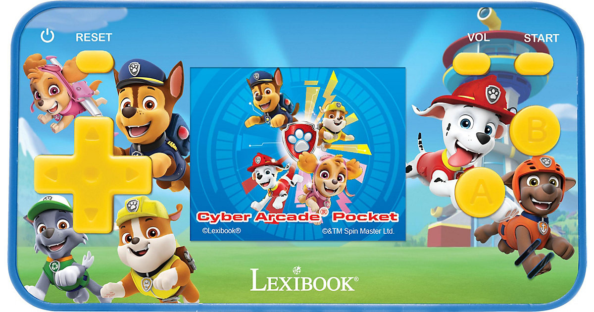 Paw Patrol Handheld game console rot/grün von Lexibook
