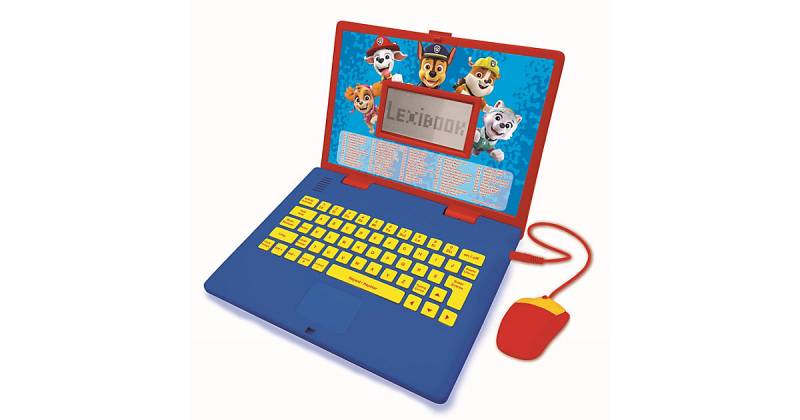 Lernlaptop PAW Patrol - 124 Aktivitäten (zweisprachig Deutsch / Englisch) blau-kombi von Lexibook