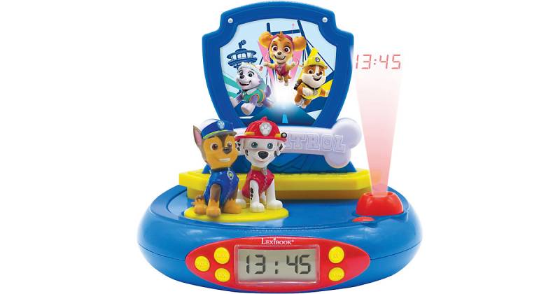 Paw Patrol Wecker mit Projektion und Nachtlicht von Lexibook